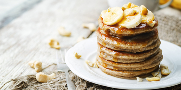 homemade banana pancake